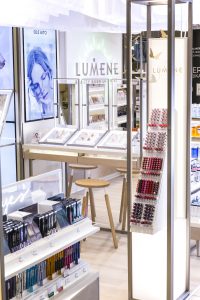 SeeSignage displays in Lumene shop-in-shop