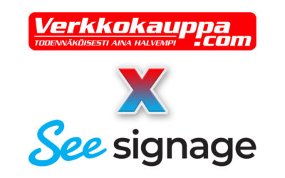 Verkkokauppa.com valitsi SeeSignagen Digital Signage -kumppanikseen!